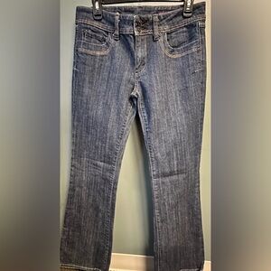 Vertigo Blue Denim Jeans with Stitch Detail
